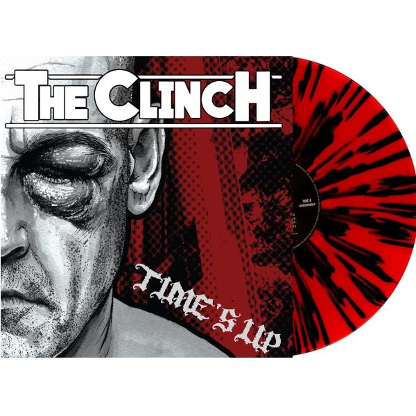 The Clinch - Time´s Up LP (Red Black Splatter Vinyl)